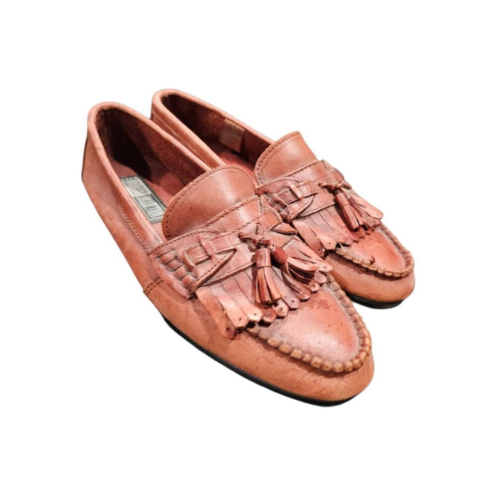 The Leather Collection Mens Oxford Loafers Mens Size 12 - Picture 2 of 10